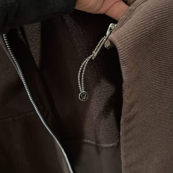 Scuba Oversized Funnel-Neck Full Zip Espresso XS/S - Picture 5 of 8